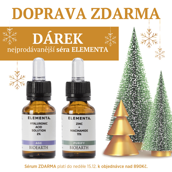 Sérum ELEMENTA ZDARMA + DOPRAVA ZDARMA + Dárkové balení ZDARMA