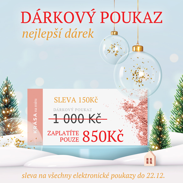 Sleva 15% na všechny Elektronické dárkové poukazy - platí do 22.12.