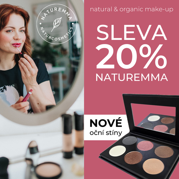 Sleva 20% na celý sortiment NATUREMMA Líčení - platí do 22.1.