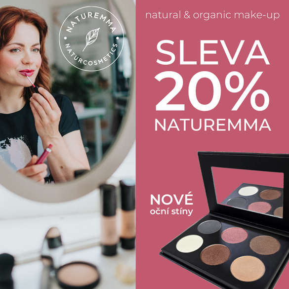 Sleva 20% na celý sortiment NATUREMMA Líčení - platí do 22.1.